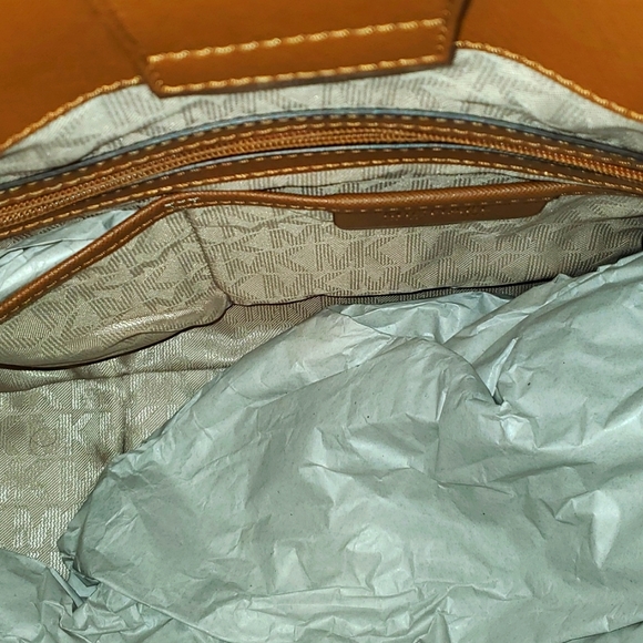 MICHAEL Michael Kors Women's Hamilton East/West Satchel Bag, Luggage, One Size - Picture 4 of 16